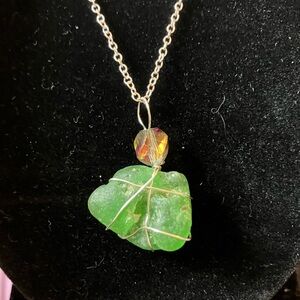 #6 Handmade seaglass pendant